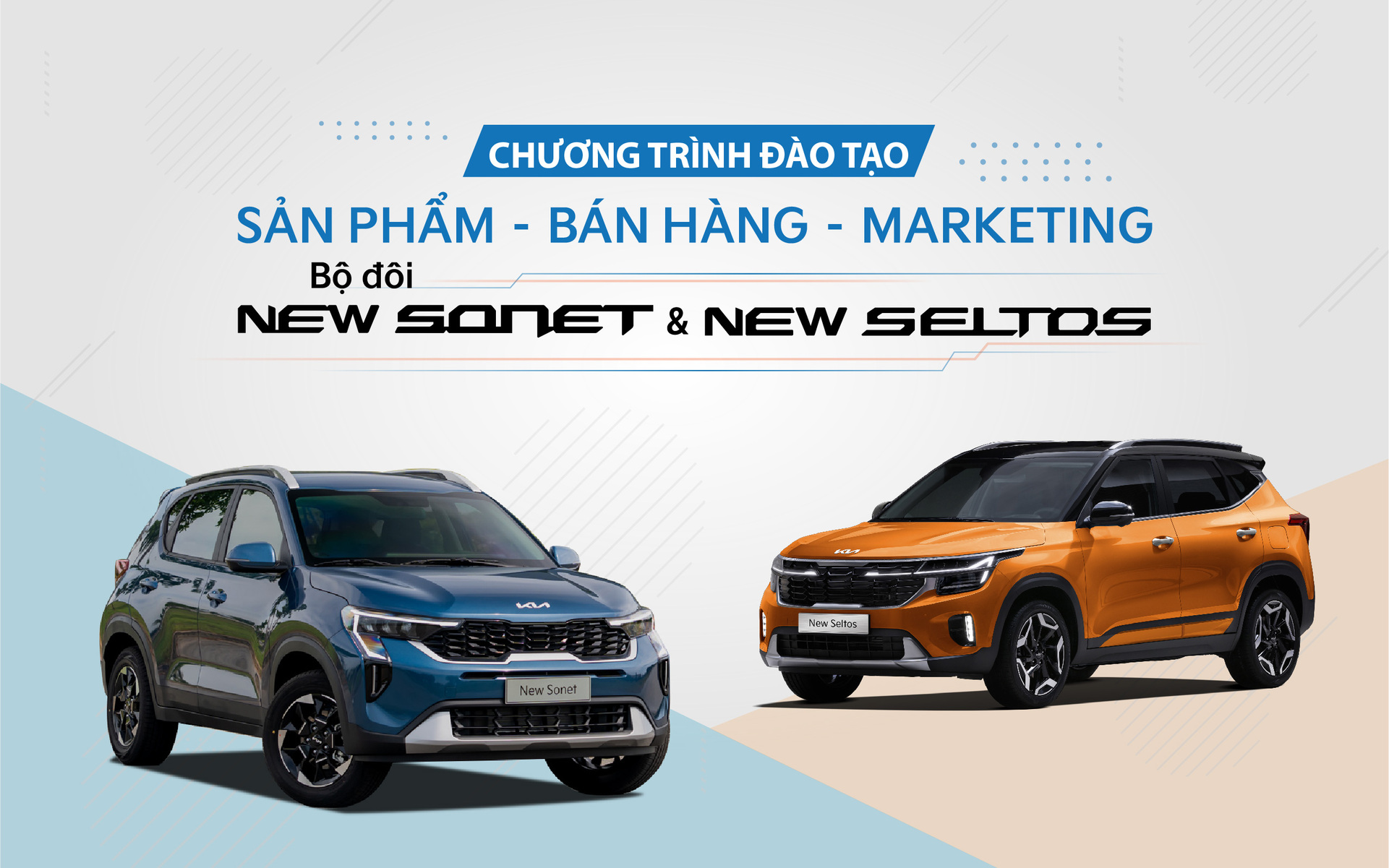 THACO AUTO Bình Tân tham gia đào tạo kiến thức sản phẩm bộ đôi Kia New Sonet và Kia New Seltos